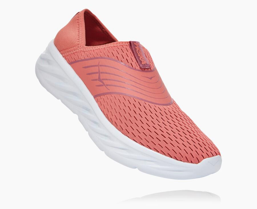 Hoka One One Sandale Damske Oranžové/Biele - ORA Recovery - 15026-HDQC